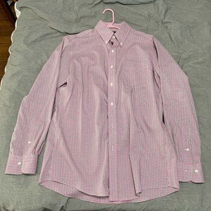 RALPH LAUREN SLIM FIT NO IRON DRESS SHIRT LARGE 16